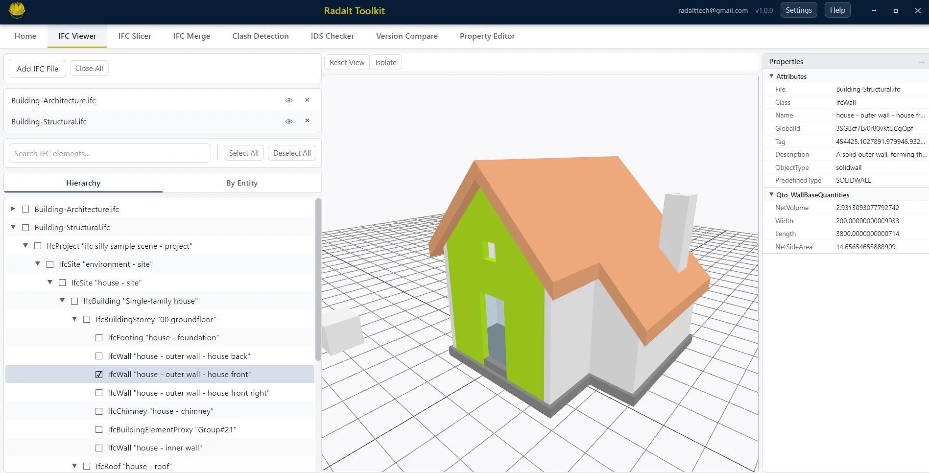 Radalt Toolkit — IFC Viewer